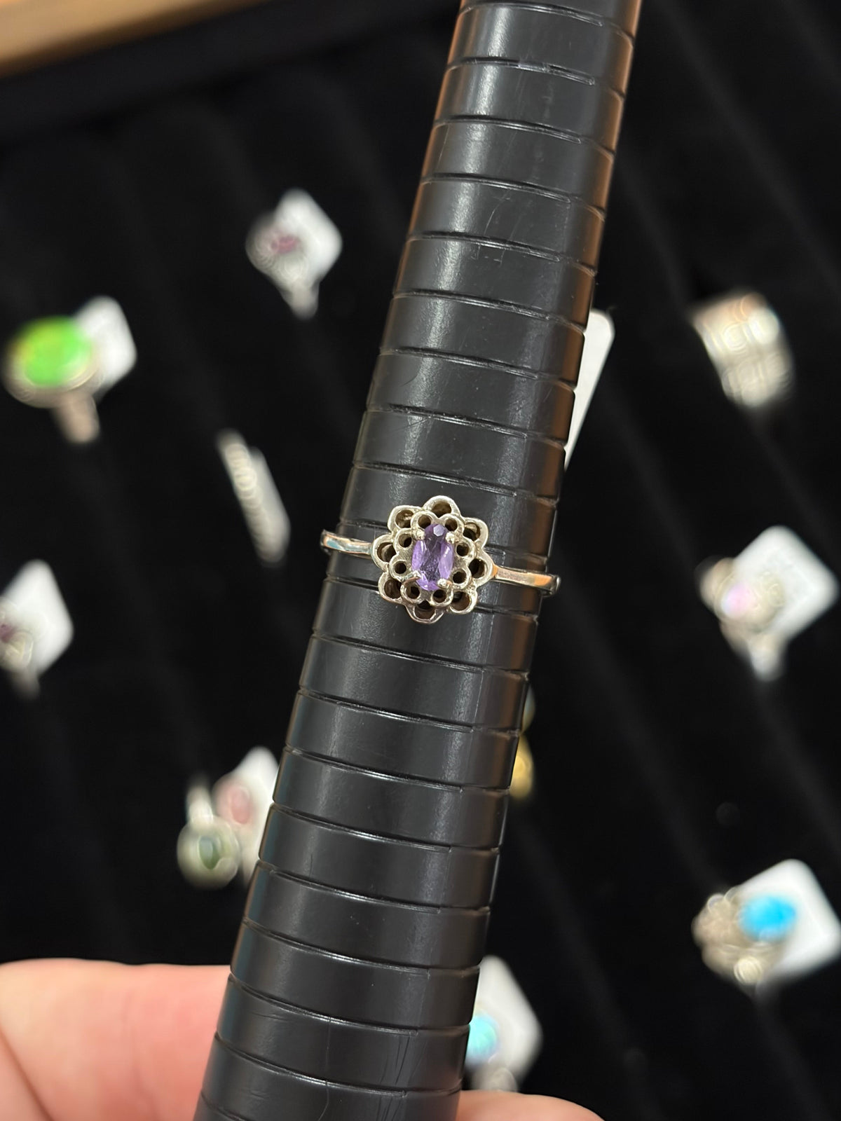 Amethyst Sterling Silver Ring