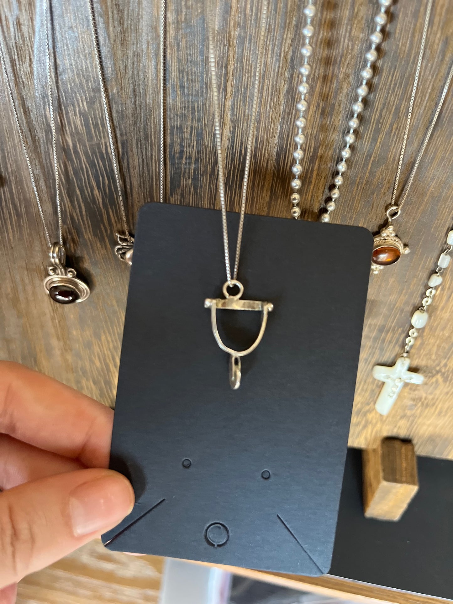 Sterling Silver Spur Pendant + Chain