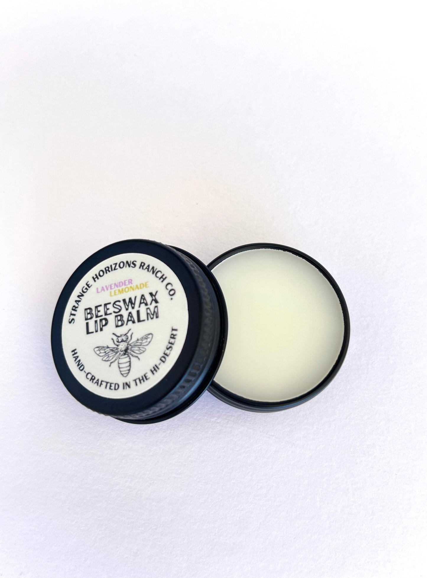 Bálsamo labial de cera de abejas (limonada de lavanda/menta de vainilla/sin perfume)