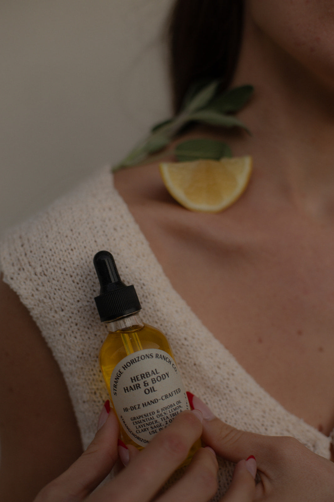 Herbal Hair & Body Oil - SOFTENS HAIR, SOOTHES SKIN & PREVENTS INGROWNS