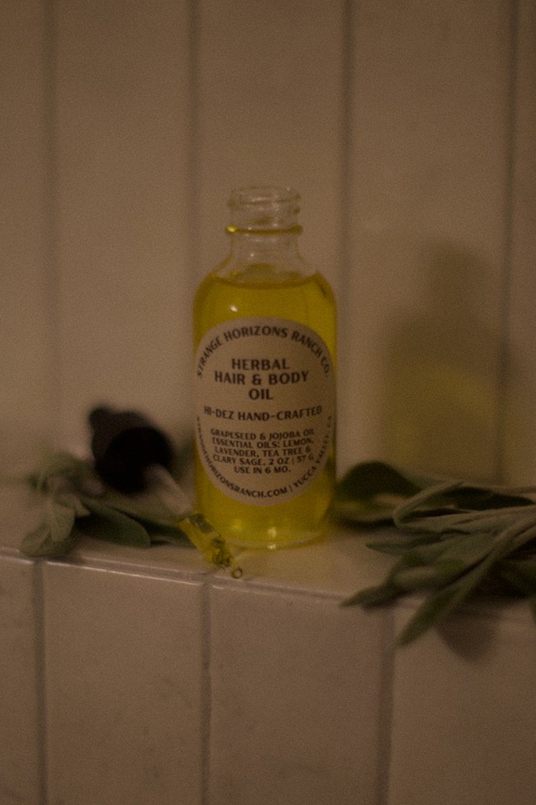 Herbal Hair & Body Oil - SOFTENS HAIR, SOOTHES SKIN & PREVENTS INGROWNS