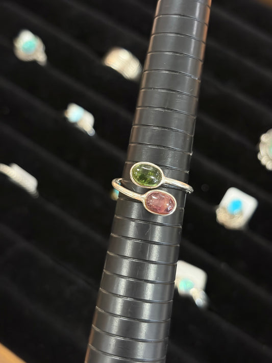 Sterling Silver Tourmaline Ring