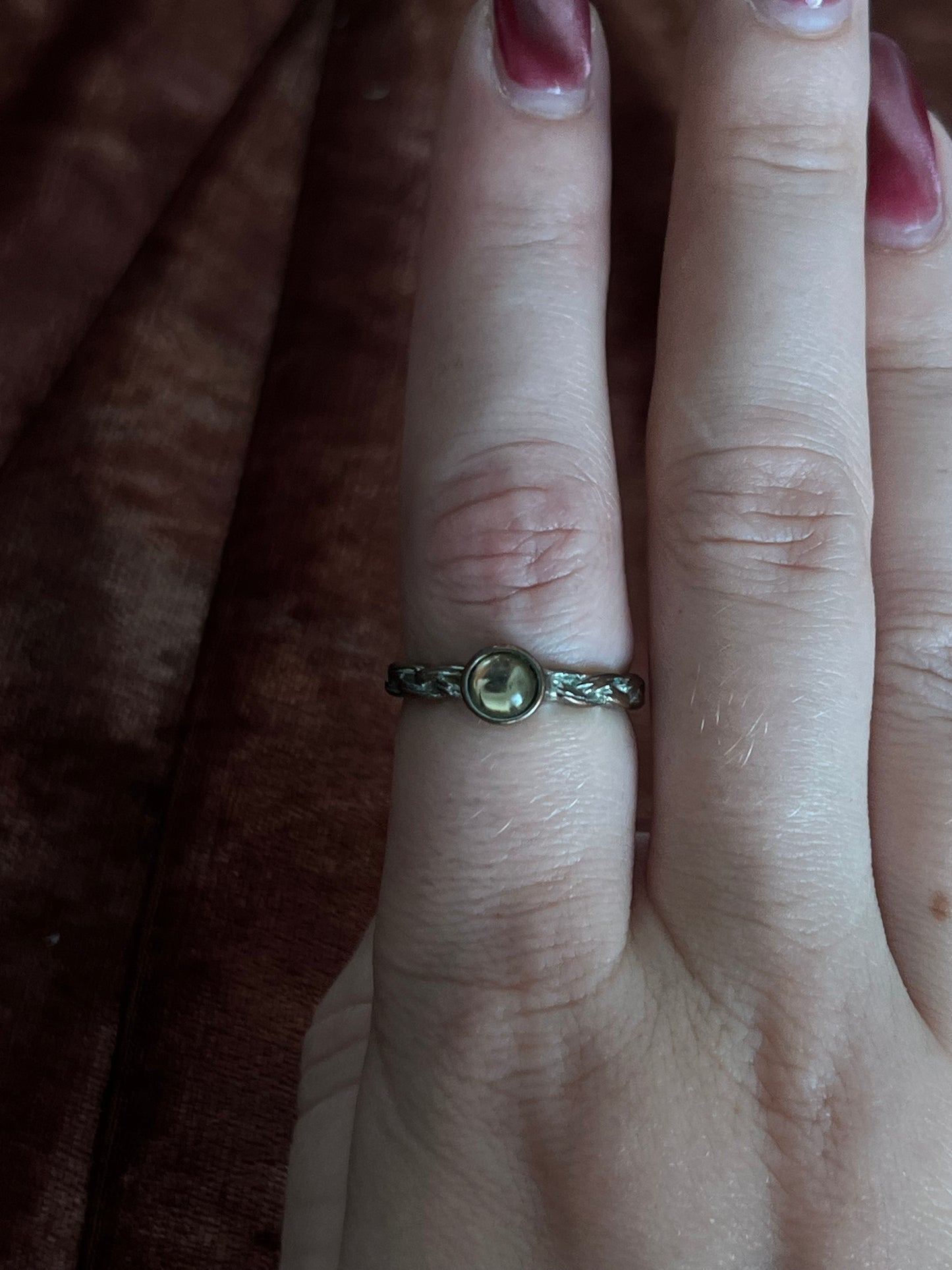Gold Duo Tone Sterling Silver Ring
